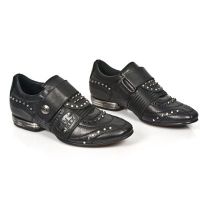 Ботинки M.8421-C3 SOFT NEGRO CARBONO NEGRO TPU NEGRO SNOB TACON ACER New Rock M.8421-C3 - маленькая картинка