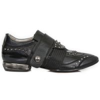 Ботинки M.8421-R1 NOMADA NEGRO CHAROL STUCO NEGRO ITALI NEGRO New Rock M.8421-R1 - маленькая картинка