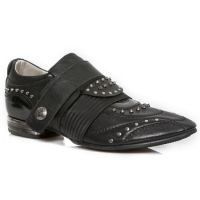 Ботинки M.8421-R1 NOMADA NEGRO CHAROL STUCO NEGRO ITALI NEGRO New Rock M.8421-R1 - маленькая картинка