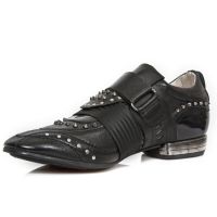 Ботинки M.8421-R1 NOMADA NEGRO CHAROL STUCO NEGRO ITALI NEGRO New Rock M.8421-R1 - маленькая картинка
