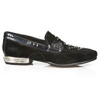 Туфли M.8423-C1 VELOUR NEGRO CHAROL STUCO ACERO TPU NEGRO SNOB ACE New Rock M.8423-C1 - маленькая картинка