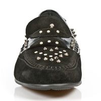 Туфли M.8423-C1 VELOUR NEGRO CHAROL STUCO ACERO TPU NEGRO SNOB ACE New Rock M.8423-C1 - маленькая картинка