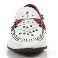 Туфли M.8423-R2 NAPA BLANCA GALIA ROJO TPU NEGRO SNOB TACON ACERO New Rock M.8423-R2 - маленькая картинка