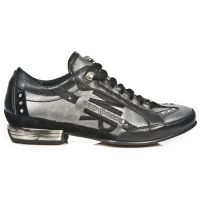  M.8426-C13 NOMADA NEGRO BOX ACERO NUBE VELOUR NEGRO ITALI NE New Rock M.8426-C13 -  