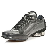  M.8426-C13 NOMADA NEGRO BOX ACERO NUBE VELOUR NEGRO ITALI NE New Rock M.8426-C13 -  