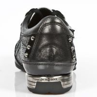 Ботинки M.8426-C4 NOMADA NEGRO PITON NEGRO CHAROL STUCO ACERO BOX PL New Rock M.8426-C4 - маленькая картинка