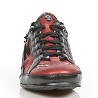 Ботинки M.8426-C6 NOMADA NEGRO NATURE ROJO CHAROL STUCO ACERO BOX PL New Rock M.8426-C6 - маленькая картинка