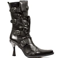  M.9373-C7 ITALI Y ROCK NEGRO, MALICA TACON CARIBE ACERO - 