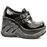 Ботинки M.9810-C10 CHAROL NEGRO, CUÑA SPORT New Rock M.9810-C10 - маленькая картинка