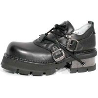 Ботинки 994 ITALI NEGRO NOMADA NEGRO PLANING NEGRO M3 ACERO ORIFICIO New Rock M.994-C1 - маленькая картинка
