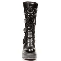  M.9973-VC11 VEGAN NEGRO PLATAFORMA NEW CIRCLE TACON ACERO New Rock M.9973-VC11 -  