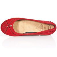 Туфли M.BL002-C7 VELOUR ROJO TPU NEGRO BAILARINAS TACON BL ACERO New Rock M.BL002-C7 - маленькая картинка