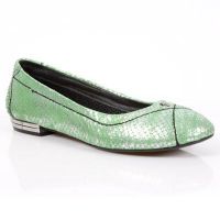 Туфли M.BL003-C6 PITON PLISADO VERDE TPU NEGRO BAILARINAS New Rock M.BL003-C6 - маленькая картинка