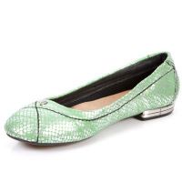 Туфли M.BL003-C6 PITON PLISADO VERDE TPU NEGRO BAILARINAS New Rock M.BL003-C6 - маленькая картинка