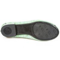 Туфли M.BL003-C6 PITON PLISADO VERDE TPU NEGRO BAILARINAS New Rock M.BL003-C6 - маленькая картинка