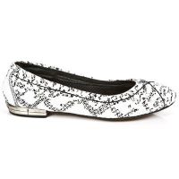 Туфли M.BL003-C7 PITON BLANCO TPU NEGRO BAILARINAS TACON BL ACERO New Rock M.BL003-C7 - маленькая картинка