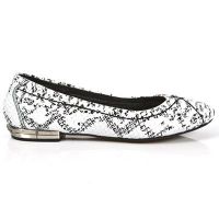 Туфли M.BL003-C7 PITON BLANCO TPU NEGRO BAILARINAS TACON BL ACERO New Rock M.BL003-C7 - маленькая картинка