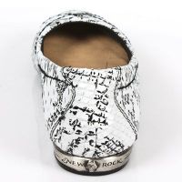Туфли M.BL003-C7 PITON BLANCO TPU NEGRO BAILARINAS TACON BL ACERO New Rock M.BL003-C7 - маленькая картинка