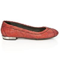 Туфли M.BL003-R11 SERPIENTE MATRIX ROJA TPU NEGRO BAILARINAS T BL New Rock M.BL003-R11 - маленькая картинка