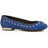 Туфли M.BL006-C1 VELOUR AZUL AZAFATA TPU NEGRO BAILARINAS T BL ACE New Rock M.BL006-C1 - маленькая картинка