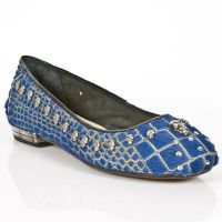Туфли M.BL006-C2 PELO COCO AZUL PIEL VIVO NEGRO TPU NEGRO BAILARIN New Rock M.BL006-C2 - маленькая картинка