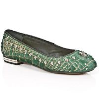 Туфли M.BL006-C3 PELO COCO VERDE VIVO NEGRO TPU NEGRO BAILARINAS T New Rock M.BL006-C3 - маленькая картинка