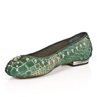 Туфли M.BL006-C3 PELO COCO VERDE VIVO NEGRO TPU NEGRO BAILARINAS T New Rock M.BL006-C3 - маленькая картинка