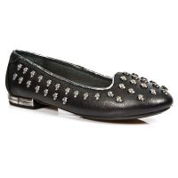 Туфли M.BL008-C1 NOMADA NEGRO BOX PLANE RIVET TPU NEG BAILARINAS T New Rock M.BL008-C1 - маленькая картинка