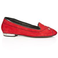  M.BLC005-C1 VELOUR ROJO TPU NEGRO BAILARINAS T BL ACERO - 