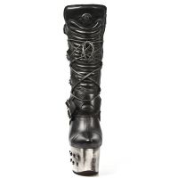 Сапоги M.DEVIL001-C2 NOMADA NEGRO DEVIL ACERO-NEGRO_CALAVERAS New Rock M.DEVIL001-C2 - маленькая картинка