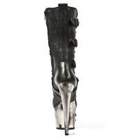 Сапоги M.DEVIL001-C2 NOMADA NEGRO DEVIL ACERO-NEGRO_CALAVERAS New Rock M.DEVIL001-C2 - маленькая картинка