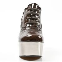 Туфли M.DK004-C4 CHAROL ARRUGADO MARRON PL DARK METAL ACERO T ACER New Rock M.DK004-C4 - маленькая картинка