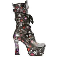 Сапоги M.DK011-C2 TIMBER PIN UP 01 PL DARK PIN UP 1 New Rock M.DK011-C2 - маленькая картинка