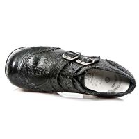 Туфли M.DK020-C13 VINTAGE FLOWER NEGRO, PLATF. DARK ACERO New Rock M.DK020-C13 - маленькая картинка