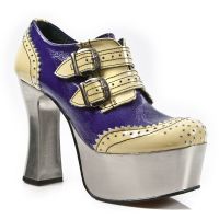 Туфли M.DK020-C3 CHAROL CREMA CHAROL AZUL PL DARK METAL ACERO T AC New Rock M.DK020-C3 - маленькая картинка