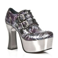 Туфли M.DK020-R12 VINTAGE FLOWER LILA PL DARK METAL ACERO TACON AC New Rock M.DK020-R12 - маленькая картинка