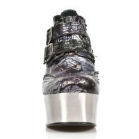 Туфли M.DK020-R12 VINTAGE FLOWER LILA PL DARK METAL ACERO TACON AC New Rock M.DK020-R12 - маленькая картинка