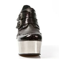 Туфли M.DK020-R2 CHAROL STUCO MARRON ITALI MARRON PL DARK METAL AC New Rock M.DK020-R2 - маленькая картинка