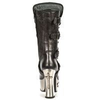 Сапоги M.DK025-C1 NOMADA NEGRO PL ACERO DARK CRUZ TACON CRUZ ACERO New Rock M.DK025-C1 - маленькая картинка