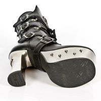 Сапоги M.DK025-C1 NOMADA NEGRO PL ACERO DARK CRUZ TACON CRUZ ACERO New Rock M.DK025-C1 - маленькая картинка