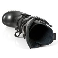 Сапоги M.DK026-C1 NOMADA NEGRO PL NEGRO DARK SKULL CONOS TACON DARK New Rock M.DK026-C1 - маленькая картинка