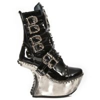 Сапоги M.EXT005-C2 CHAROL NEGRO PLATAFORMA EXTREME ACERO New Rock M.EXT005-C2 - маленькая картинка