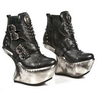 Ботинки M.EXT010-C1 NOMADA NEGRO, ITALI NEGRO, EXTREME ACERO New Rock M.EXT010-C1 - маленькая картинка