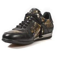 Ботинки M.HY001-C10 NOMADA NEGRO BOX OROMANE IT NEGRO RIBETE BOX PLA New Rock M.HY001-C10 - маленькая картинка