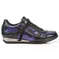 Ботинки M.HY001-C7 NOMADA NEGRO BOX LILA METAL ITALI NEGRO RIB BOX P New Rock M.HY001-C7 - маленькая картинка