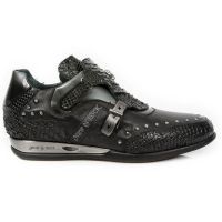 Ботинки M.HY002-S1 PITON NEGRO, ITALI NEGRO, PULIK ACERO, HYBRID NEG New Rock M.HY002-S1 - маленькая картинка