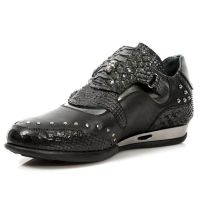 Ботинки M.HY002-S1 PITON NEGRO, ITALI NEGRO, PULIK ACERO, HYBRID NEG New Rock M.HY002-S1 - маленькая картинка