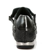 Ботинки M.HY002-S1 PITON NEGRO, ITALI NEGRO, PULIK ACERO, HYBRID NEG New Rock M.HY002-S1 - маленькая картинка
