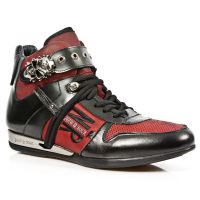 Ботинки M.HY004-C2 NOMADA NEGRO NATURE ROJO ANTIK NEGRO HYBRID NEGRO New Rock M.HY004-C2 - маленькая картинка