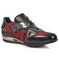 Ботинки M.HY005-C2 NOMADA NEGRO NATURE ROJO PULIK ACERO ITALI NEG HY New Rock M.HY005-C2 - маленькая картинка